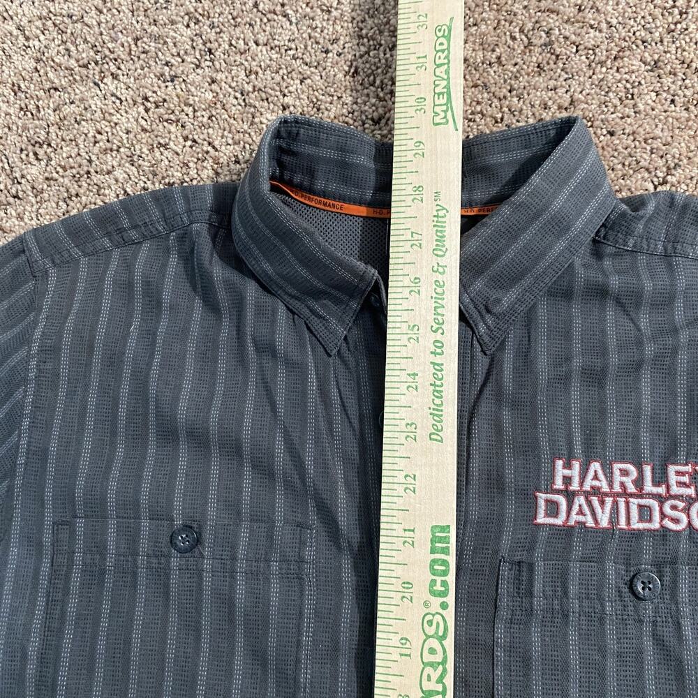 Harley-Davidson Shirt Mens Medium H-D Performance Motors Precision Tuned Moto - Picture 4 of 6